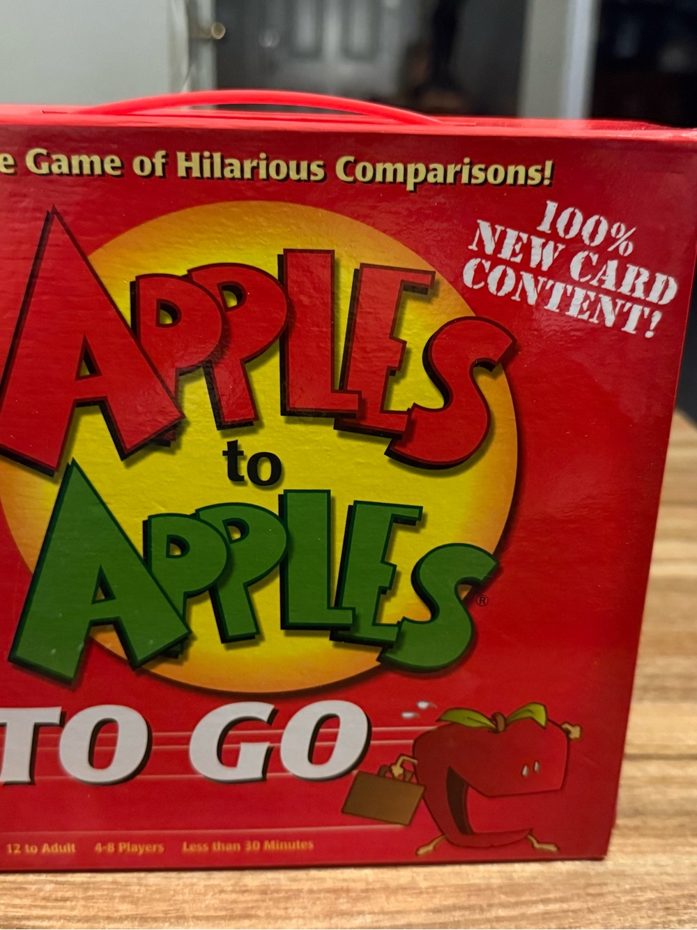 Apples to Apples To Go Travel Card Game - Red